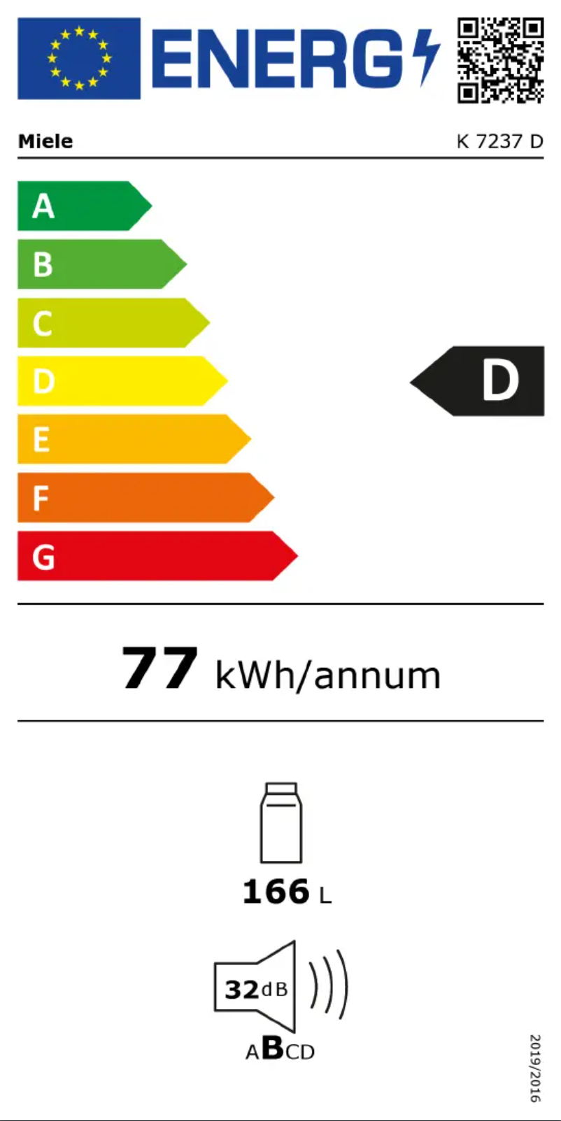 Page n°1 - Manuel utilisateur Miele K 7237 D