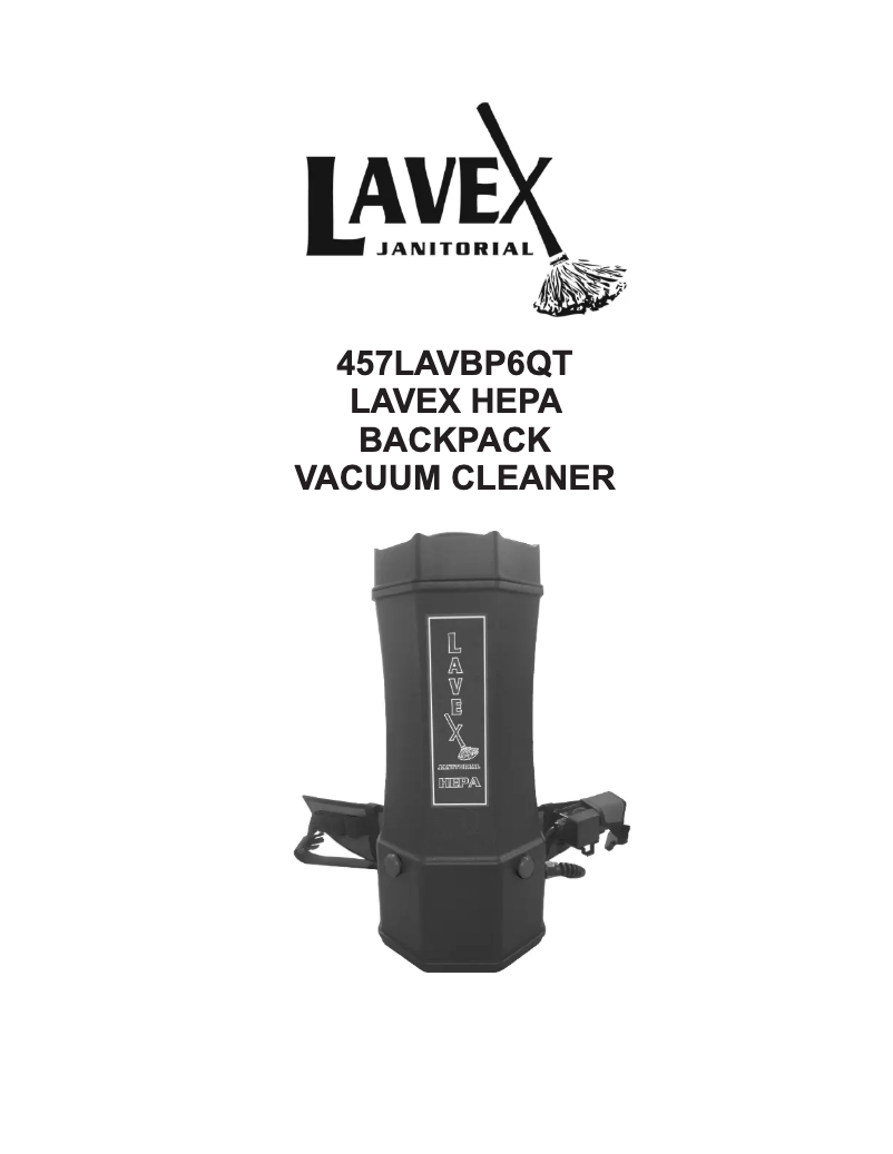 Página 1 del manual Manual de usuario Lavex Janitorial 457LAVBP6QT