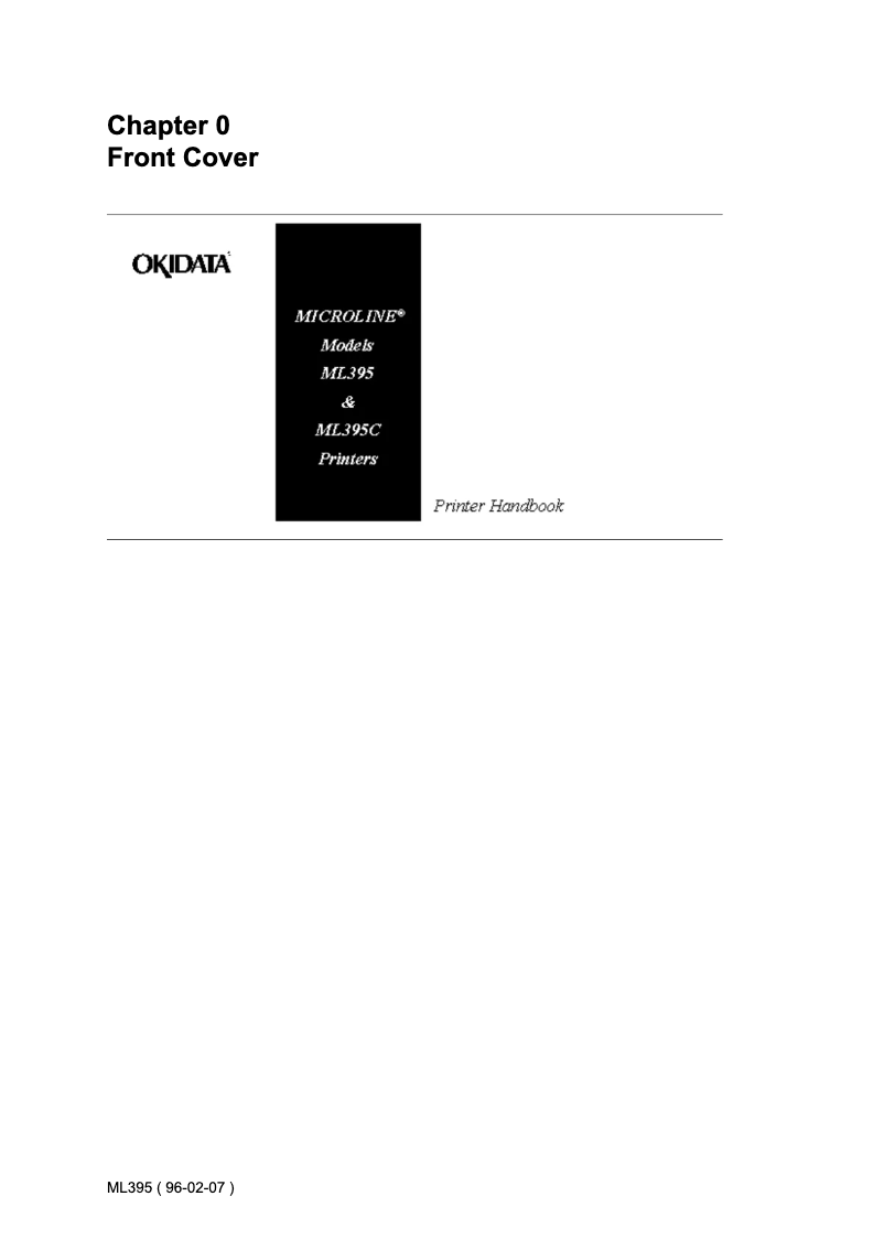 Imagen de la primera página del manual del dispositivo Microline 395