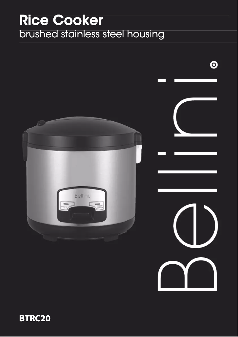 Image de la première page du manuel de l'appareil BTRC20