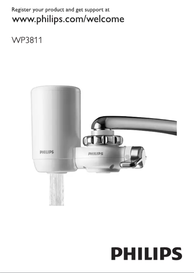 Page 1 de la notice Manuel utilisateur Philips WP3811