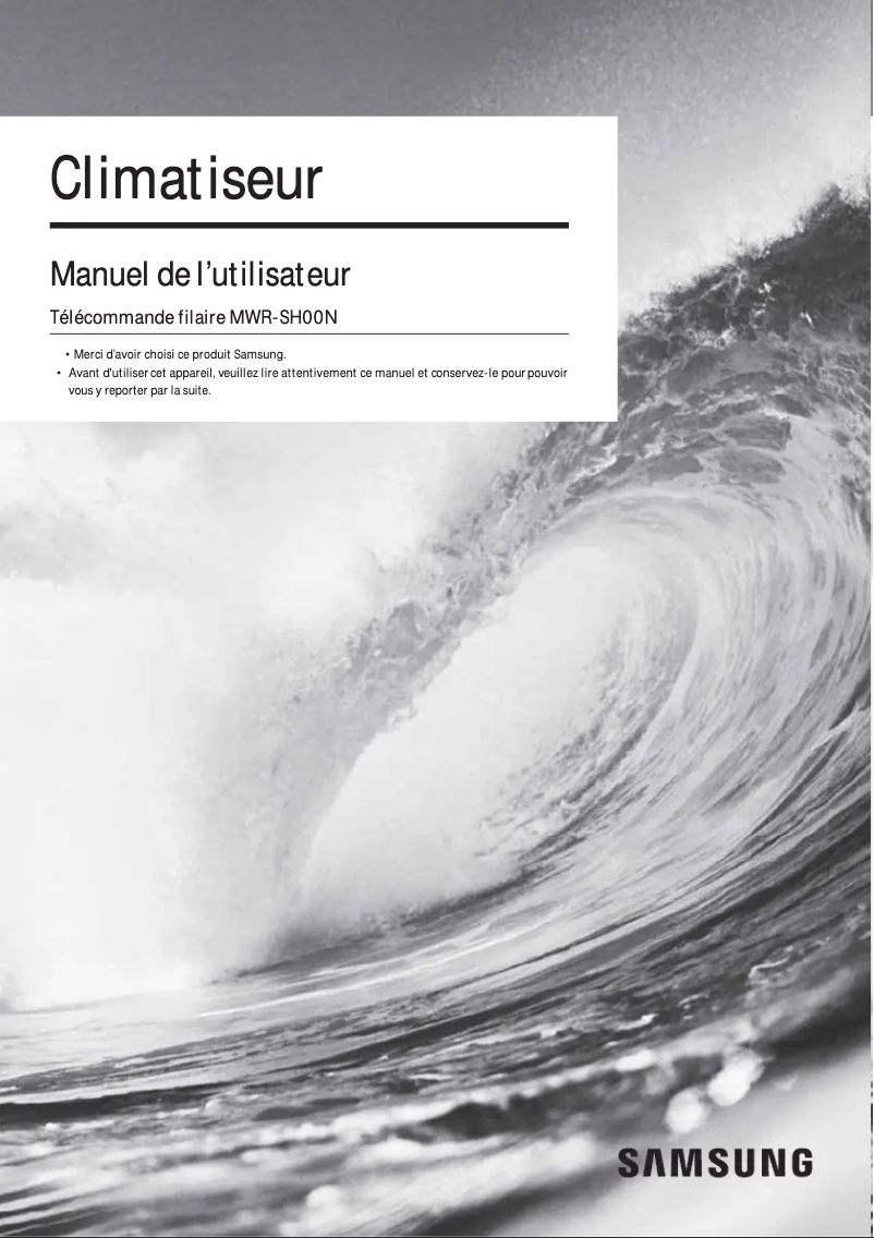 Página 1 del manual Manual de usuario Samsung MWR-SH00N