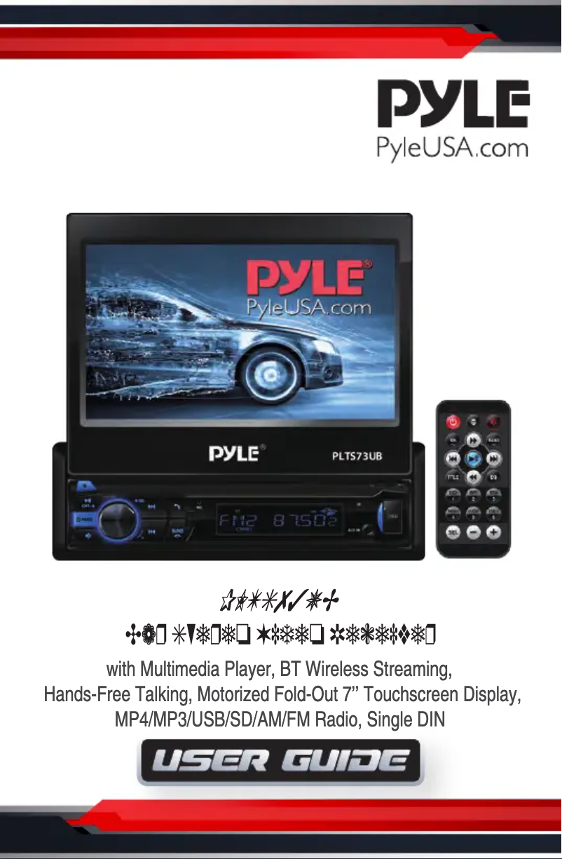 Page 1 de la notice Manuel utilisateur Pyle PLTS73UB