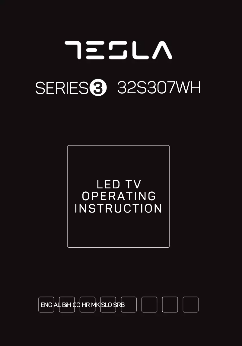 Página 1 del manual Manual de usuario Tesla 32S307WH