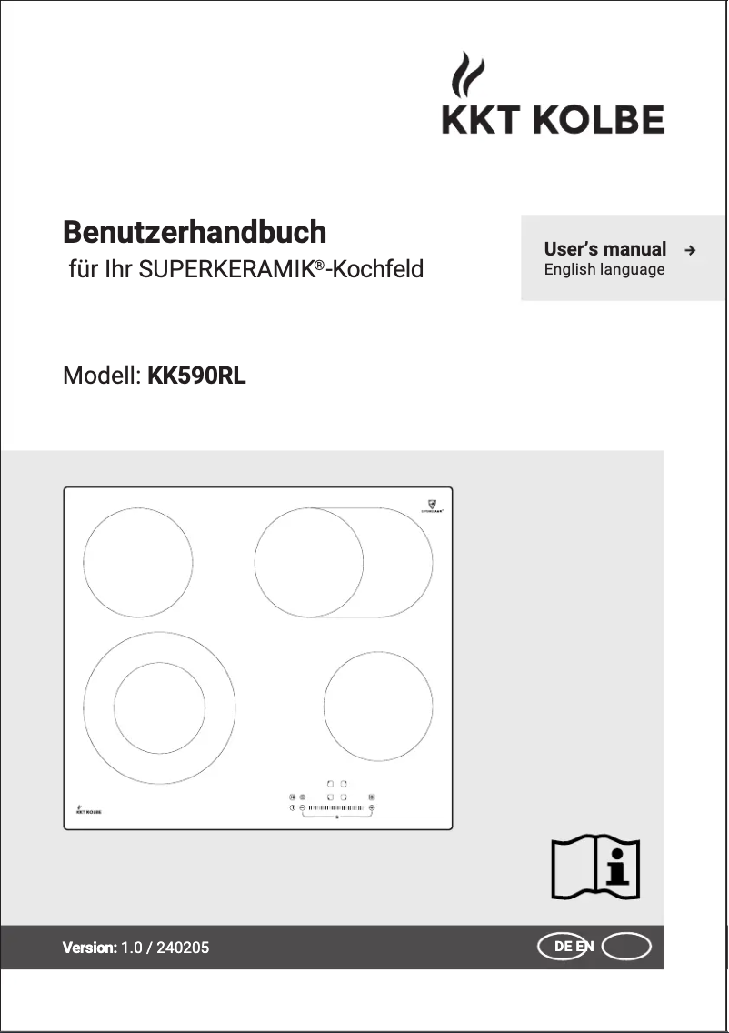 Page 1 de la notice Manuel utilisateur KKT Kolbe KK590RL