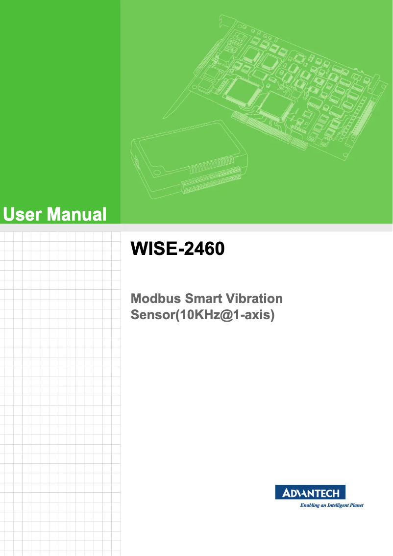 Page n°1 - Manuel utilisateur Advantech WISE-2460-MA