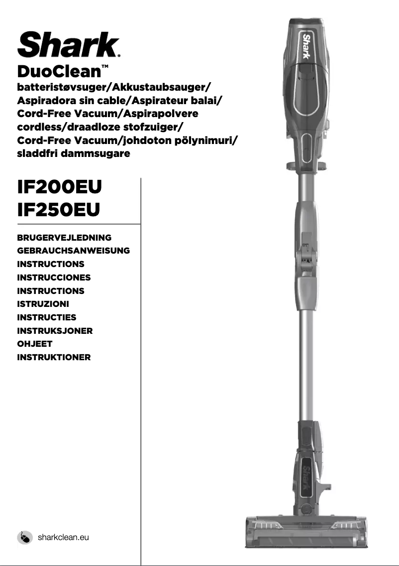 Page n°1 - Manuel utilisateur Shark IF 200EU