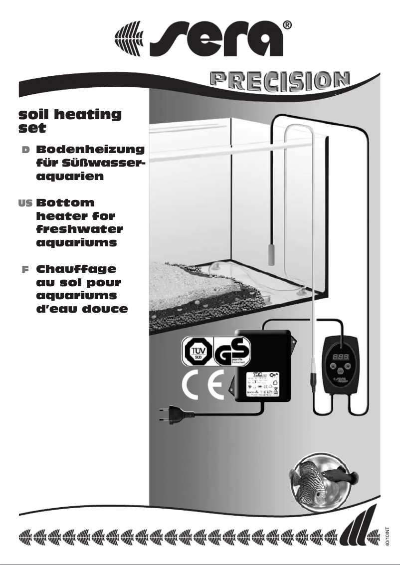 Page 1 of the manual User Manual sera soil heating set