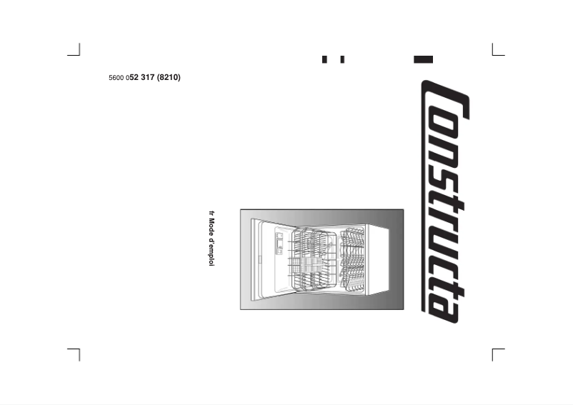 Page 1 de la notice Manuel utilisateur Constructa CG 562J4