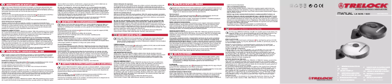 Page 1 de la notice Manuel utilisateur Trelock LS 605