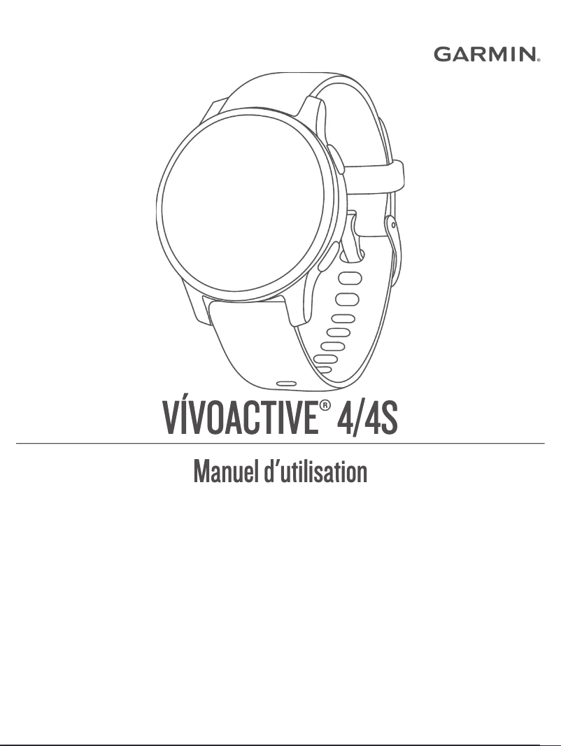 Page 1 de la notice Manuel utilisateur Garmin Vívoactive 4