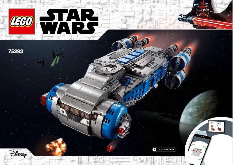 Página 1 del manual Instrucciones visuales Lego Star Wars 75293