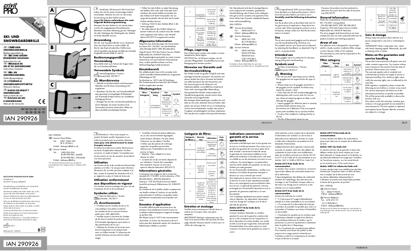 Página 1 del manual Manual de usuario Crivit IAN 290926