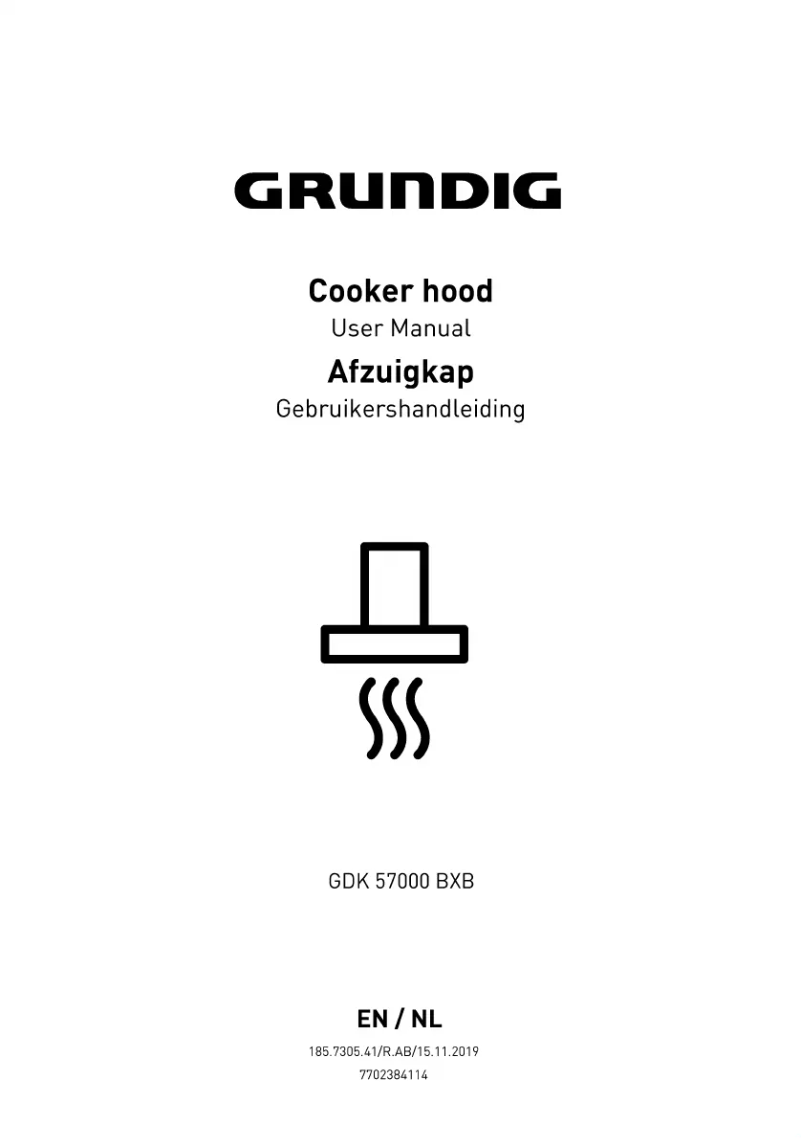 Page 1 of the manual User Manual Grundig GDK 57000 BXB
