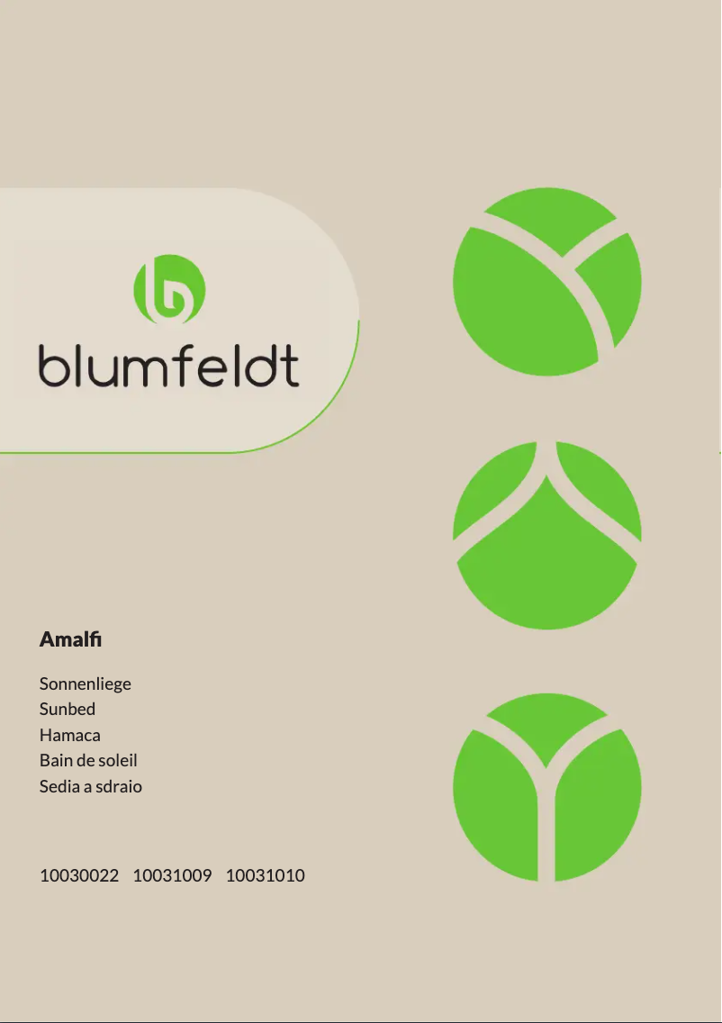 Page 1 de la notice Manuel utilisateur Blumfeldt Amalfi Juicy Lime