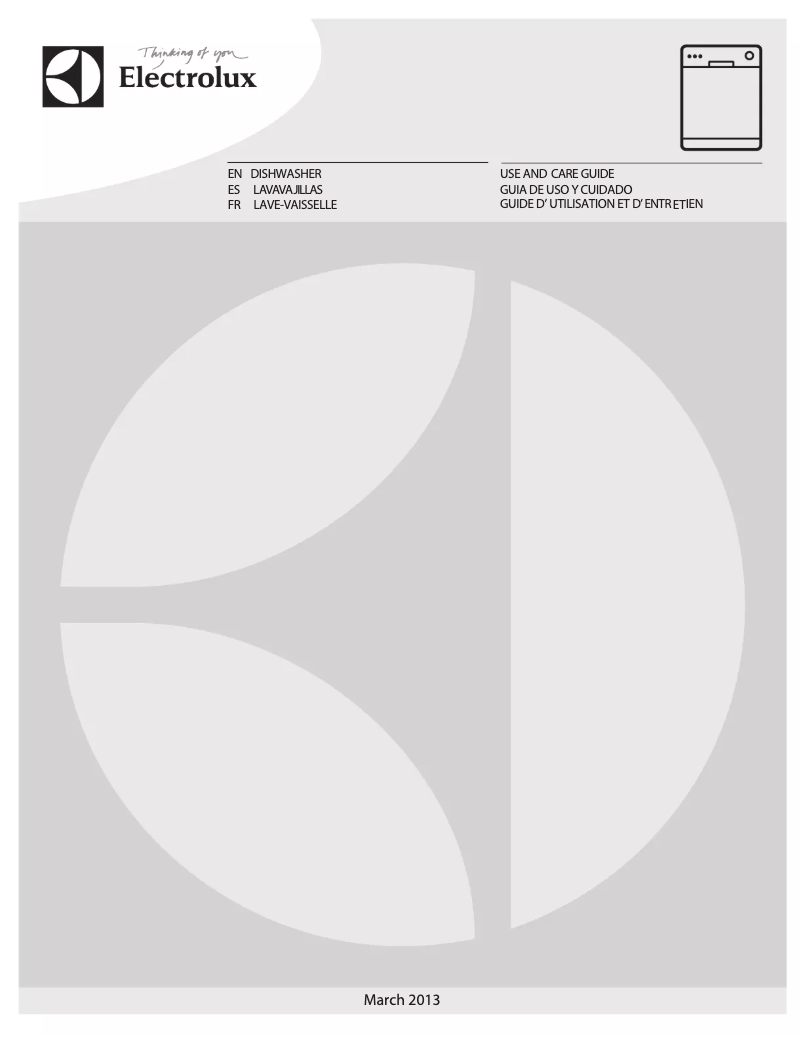Page 1 de la notice Manuel utilisateur Electrolux EIDW5705PW