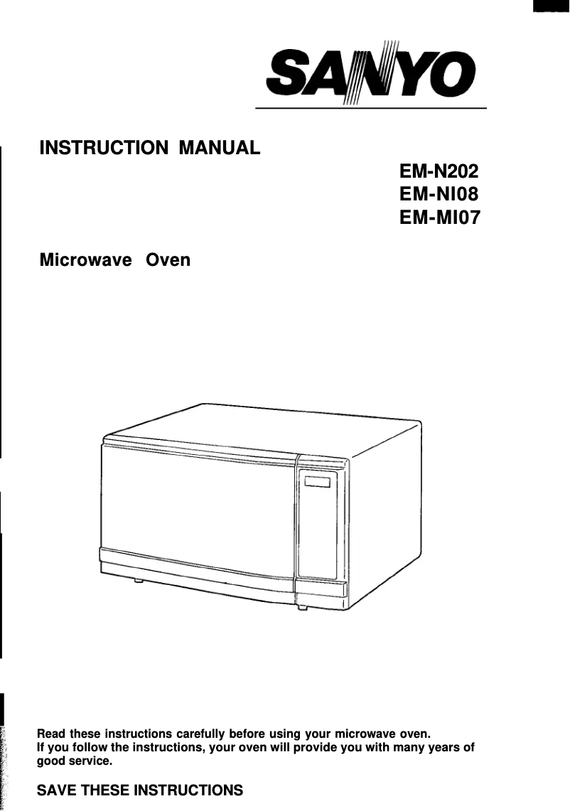 Image de la première page du manuel de l'appareil EM-MI07