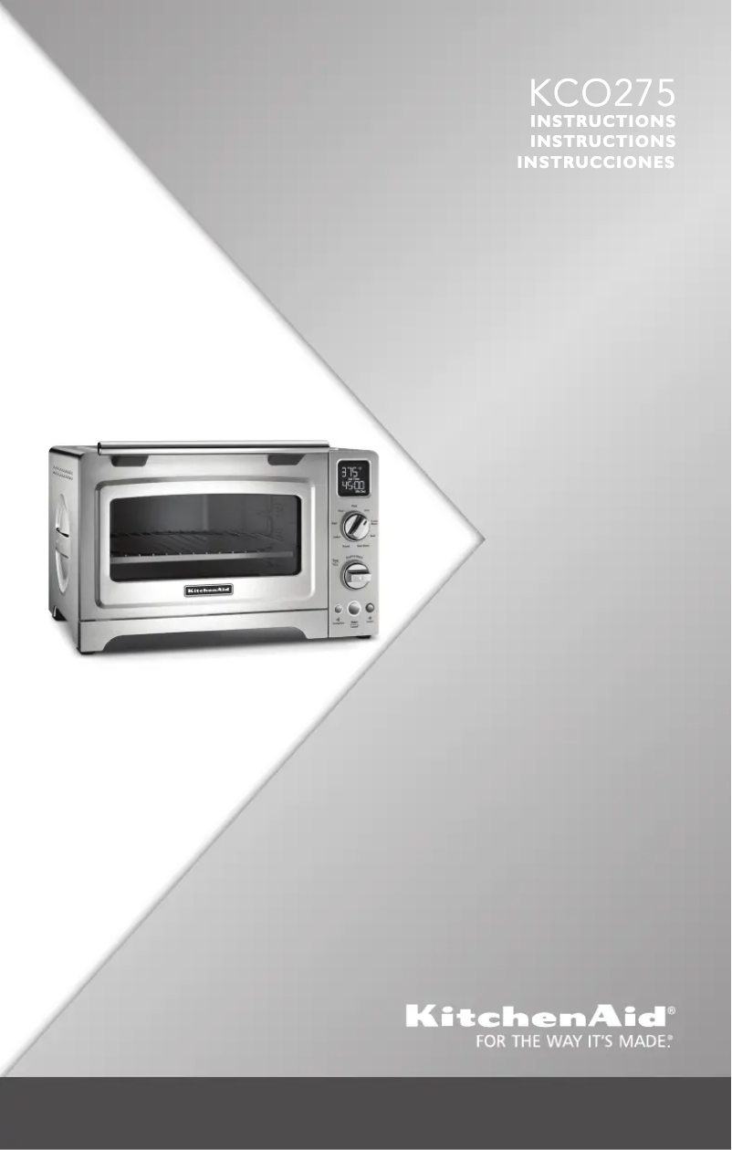 Page n°1 - Manuel utilisateur KitchenAid KCO275