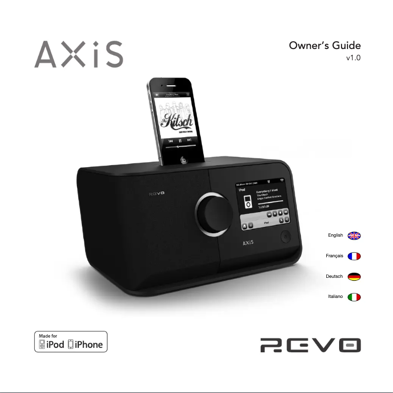 Page n°1 - Manuel utilisateur REVO Axis