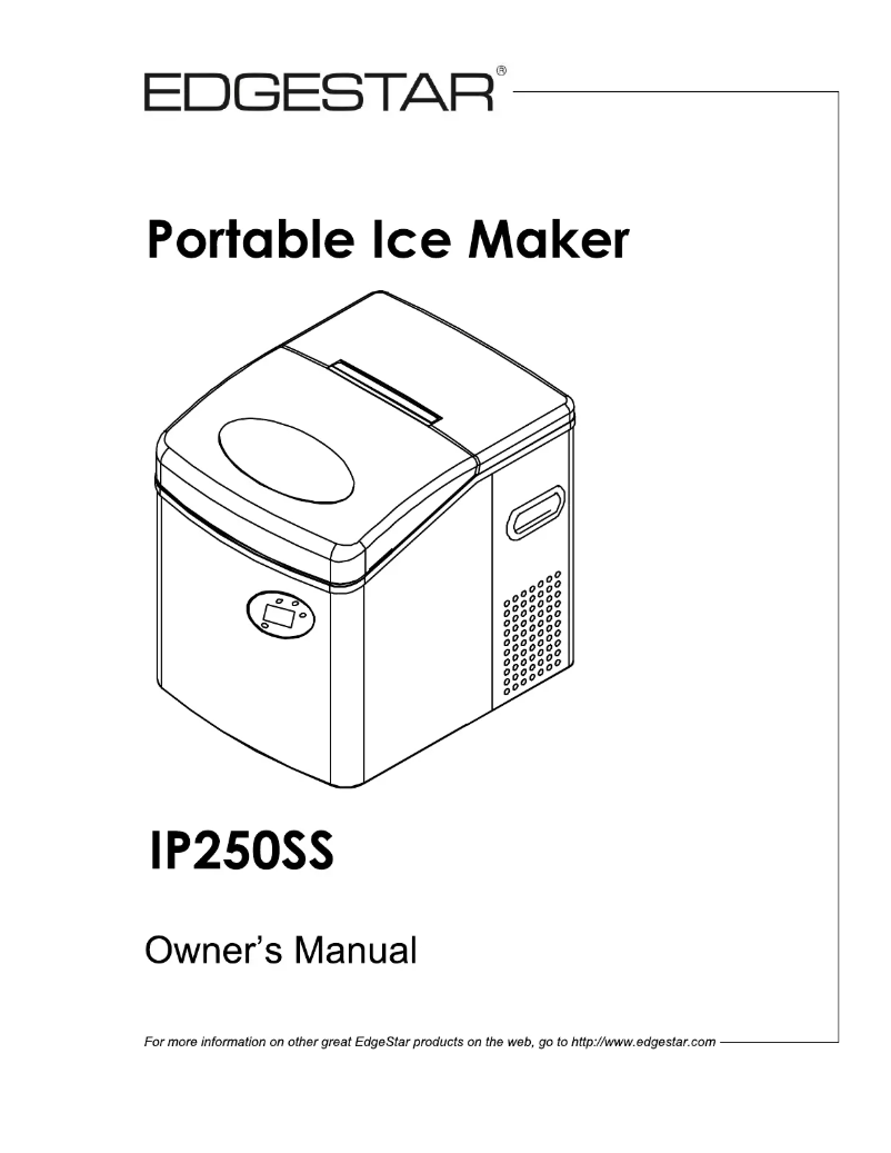 Page 1 de la notice Manuel utilisateur EdgeStar IP250