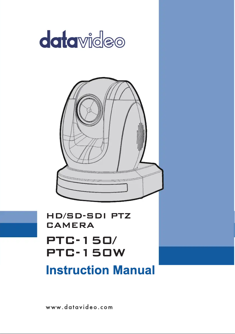 Image de la première page du manuel de l'appareil PTC-150W