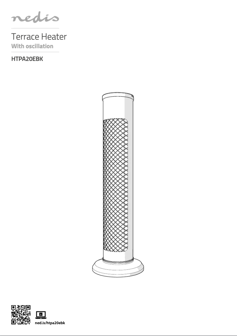 Page 1 de la notice Manuel utilisateur Nedis HTPA20EBK