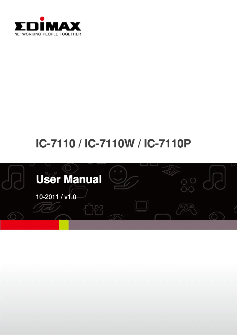 Página 1 del manual Manual de usuario Edimax IC-7110