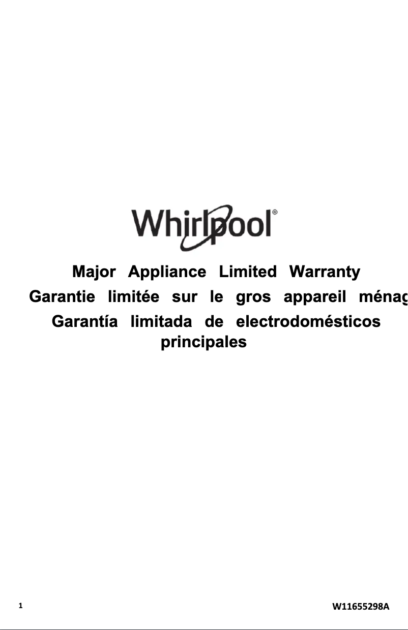 Image de la première page du manuel de l'appareil YWFE775H0HB