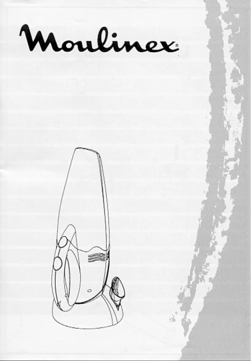 Page 1 de la notice Manuel utilisateur Moulinex Agilo BF6