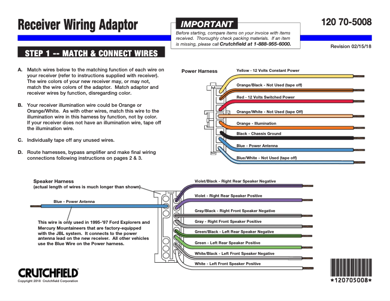 Page n°1 - Manuel utilisateur Metra 70-5008