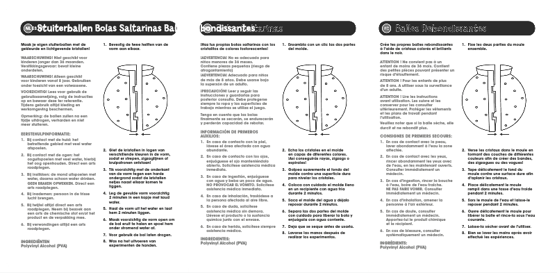 Page n°1 - Manuel utilisateur Jumbo Jumping Balls