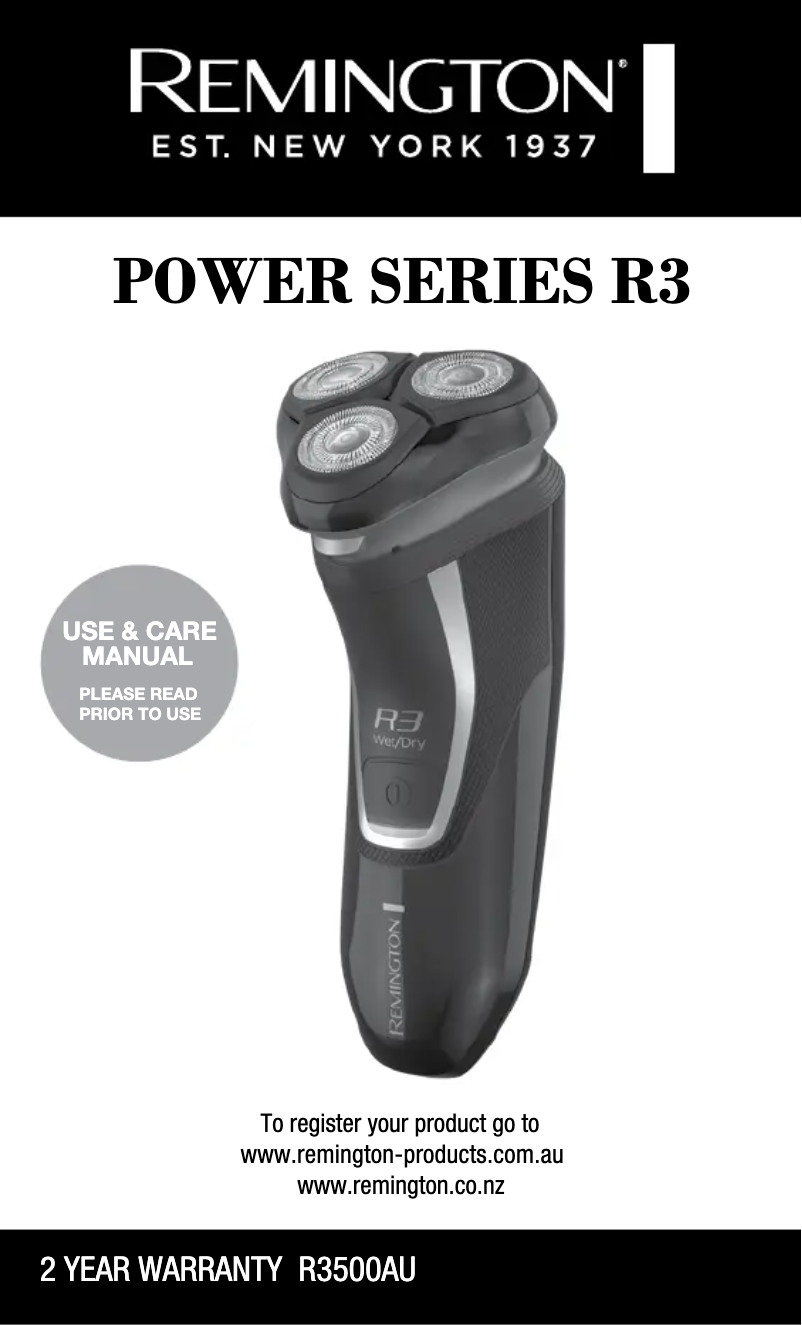 Image de la première page du manuel de l'appareil Power R3 R3500AU