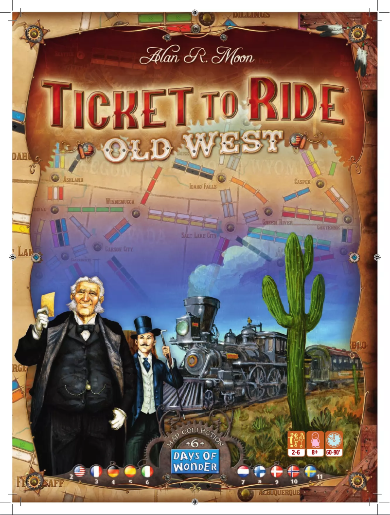 Page n°1 - Manuel utilisateur Days of Wonder Ticket to Ride -France/Old West
