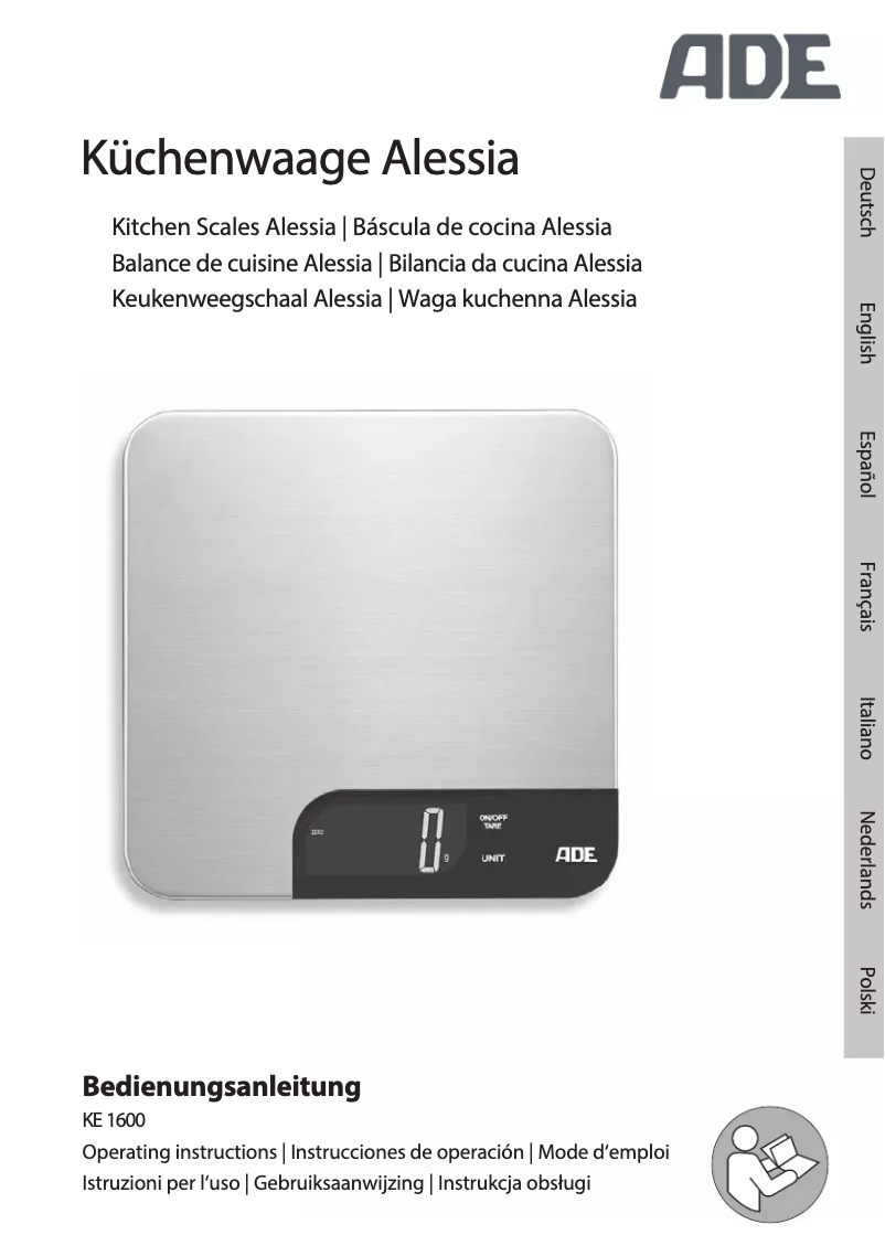Page 1 de la notice Manuel utilisateur ADE Allesia KE 1600