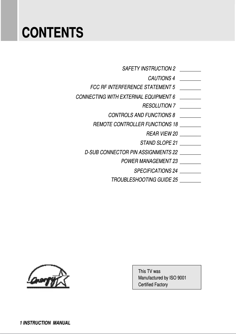 Image de la première page du manuel de l'appareil MD42217