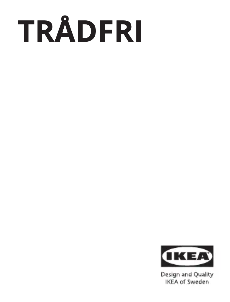 Imagen de la primera página del manual del dispositivo TRÅDFRI 604.391.68