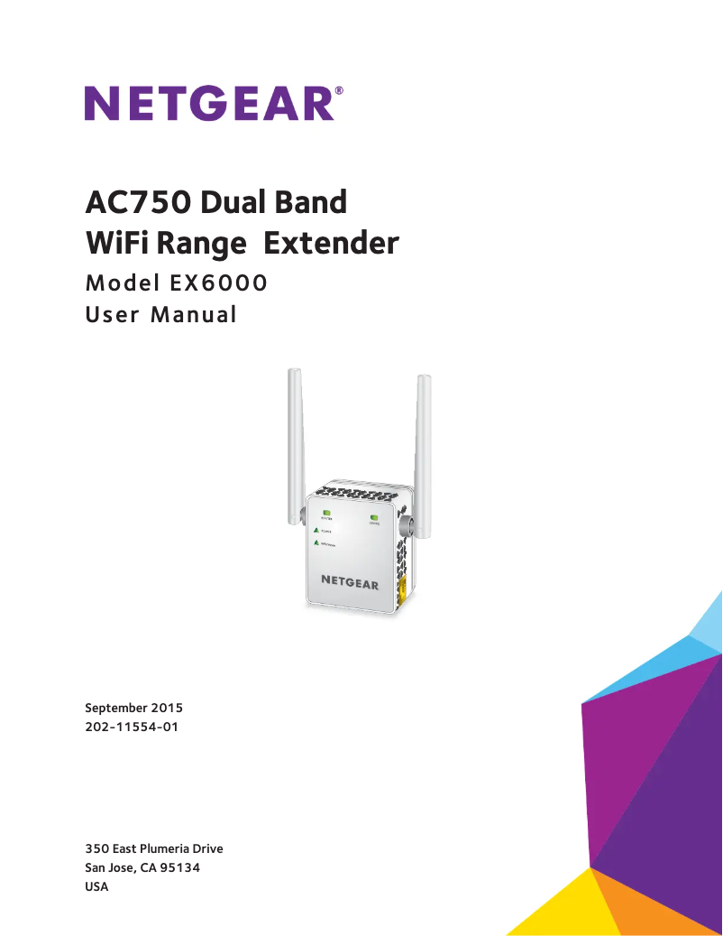 Page n°1 - Mode d'emploi Netgear EX6000