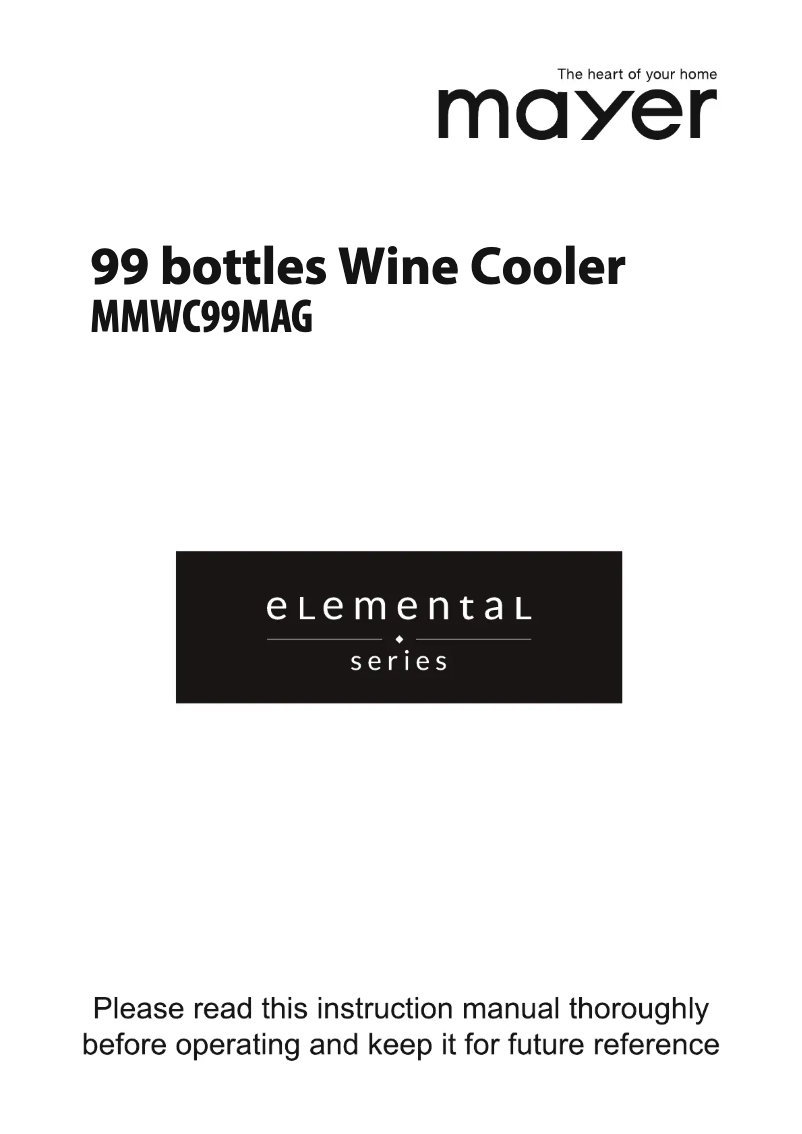 Page n°1 - Manuel utilisateur Mayer MMWC99MAG