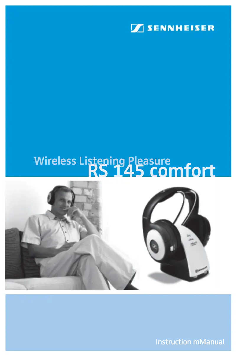 Image de la première page du manuel de l'appareil RS 145 Comfort