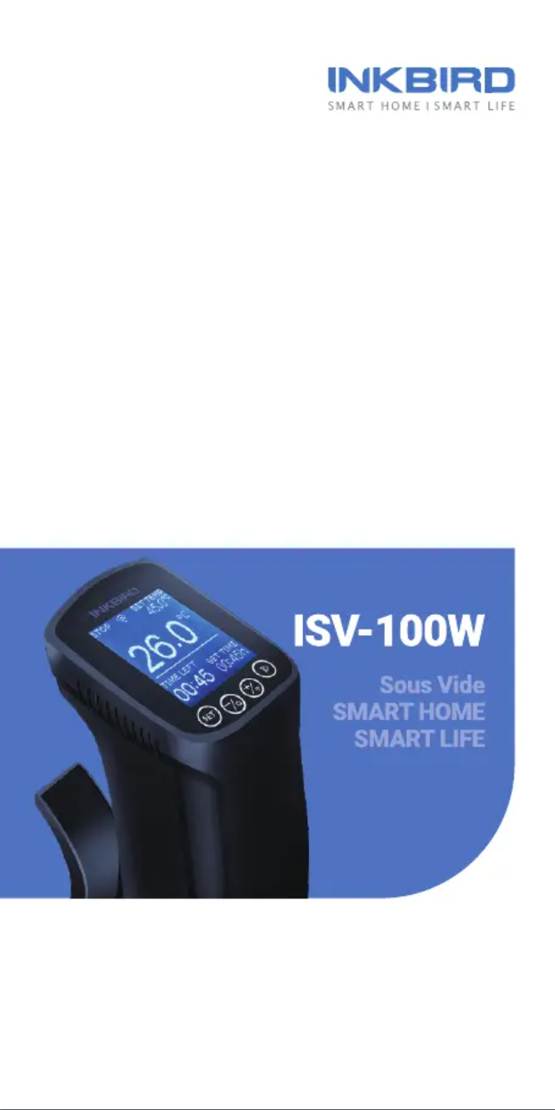 Page 1 de la notice Manuel utilisateur Inkbird ISV-100W