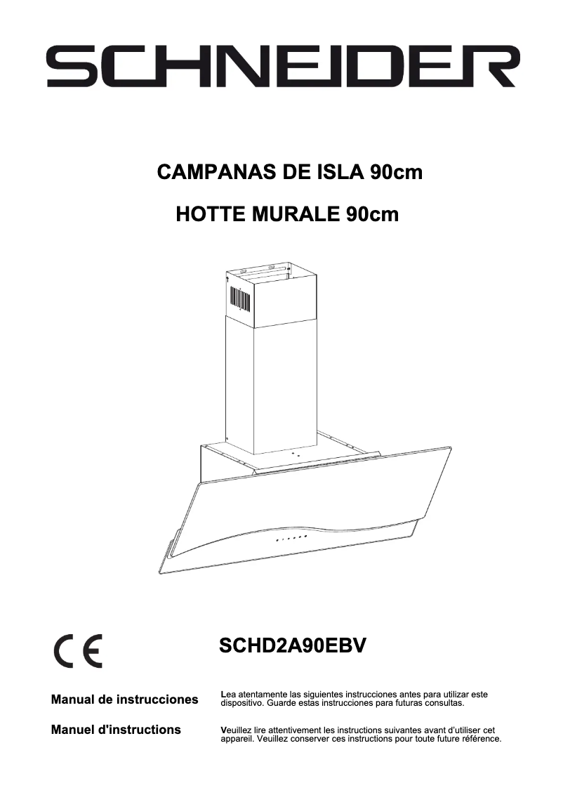 Page 1 de la notice Manuel utilisateur Schneider SCHD2A90EBV