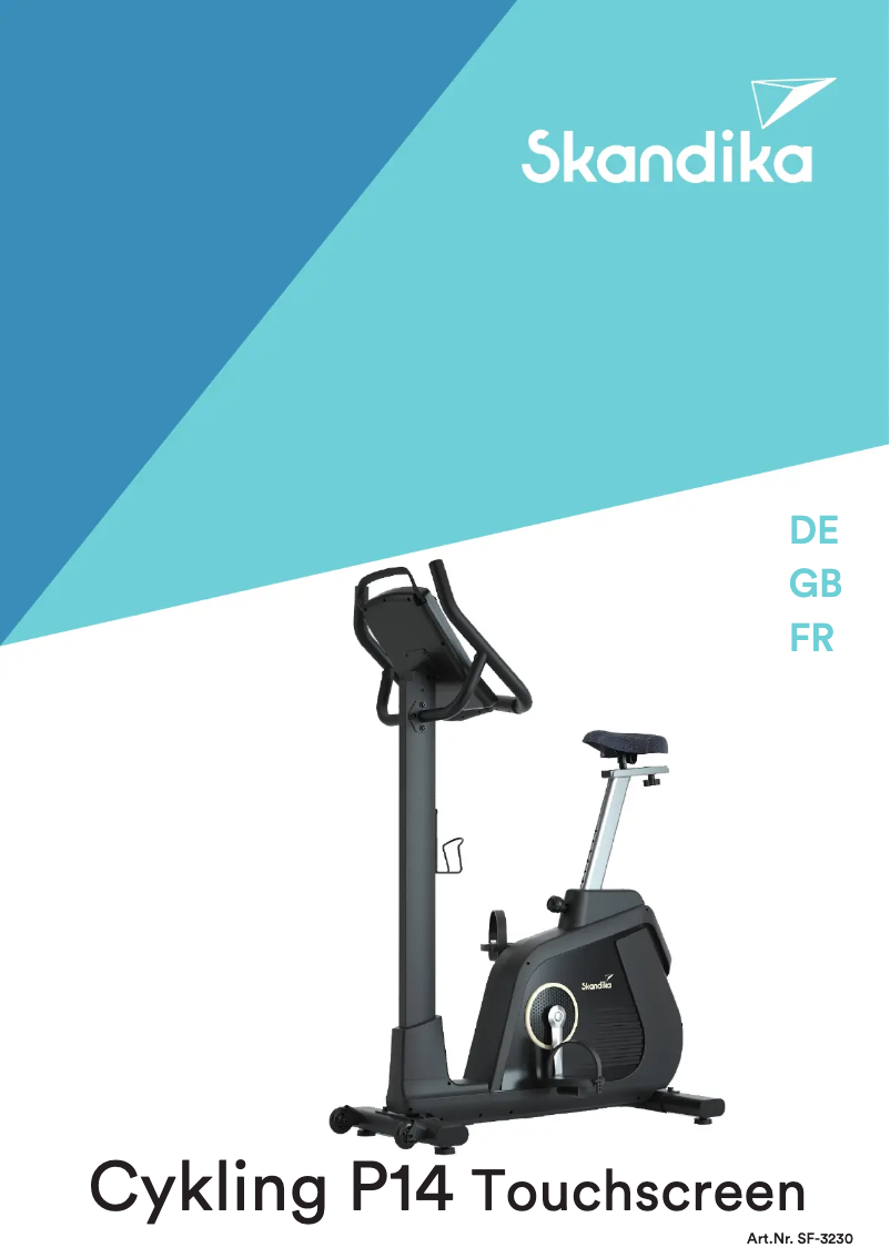 Page n°1 - Manuel utilisateur Skandika Cykling P14 Touchscreen