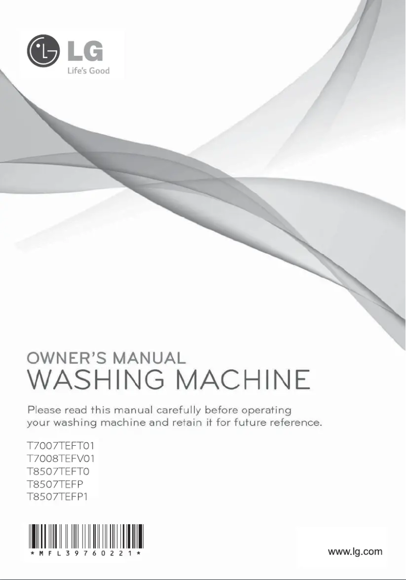 Página 1 del manual Manual de usuario LG T8507TEFP