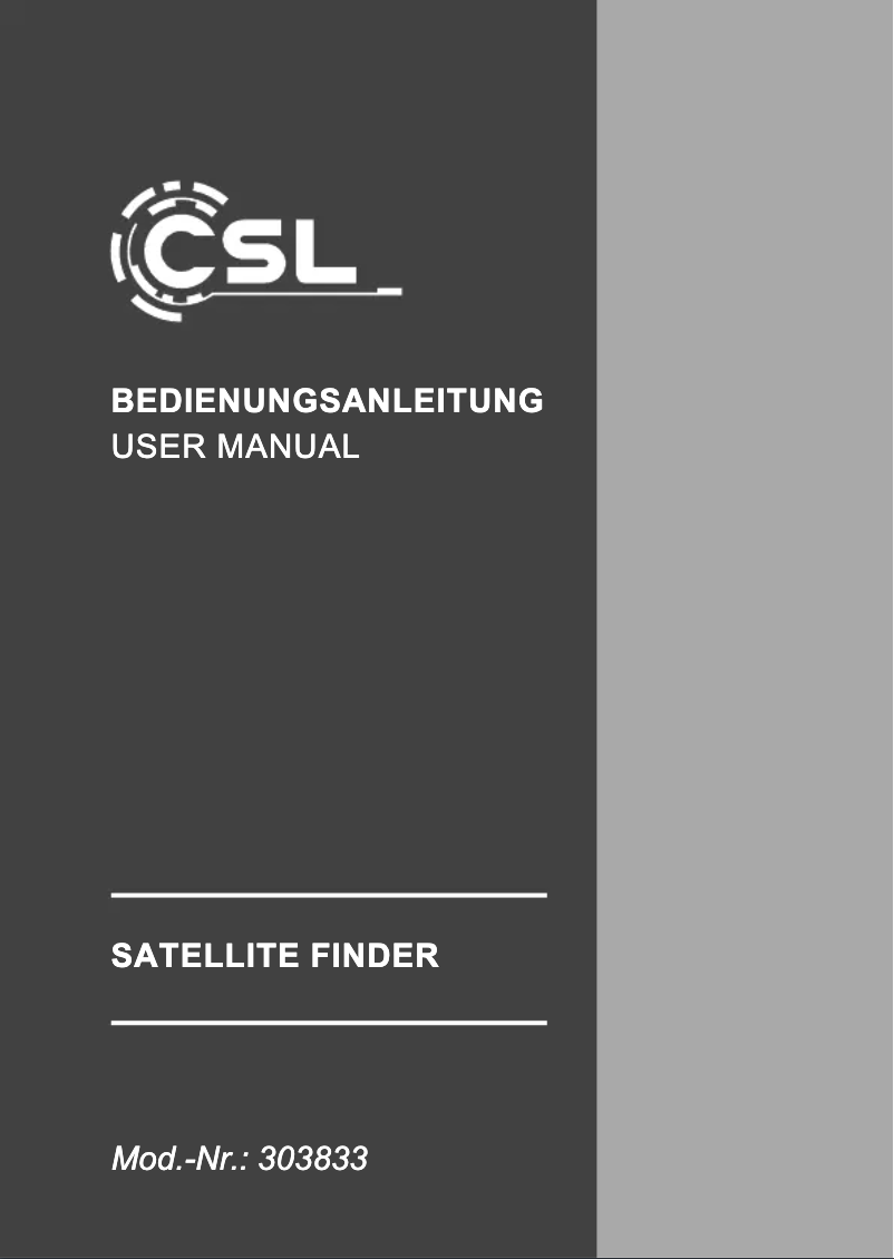 Image de la première page du manuel de l'appareil 303833