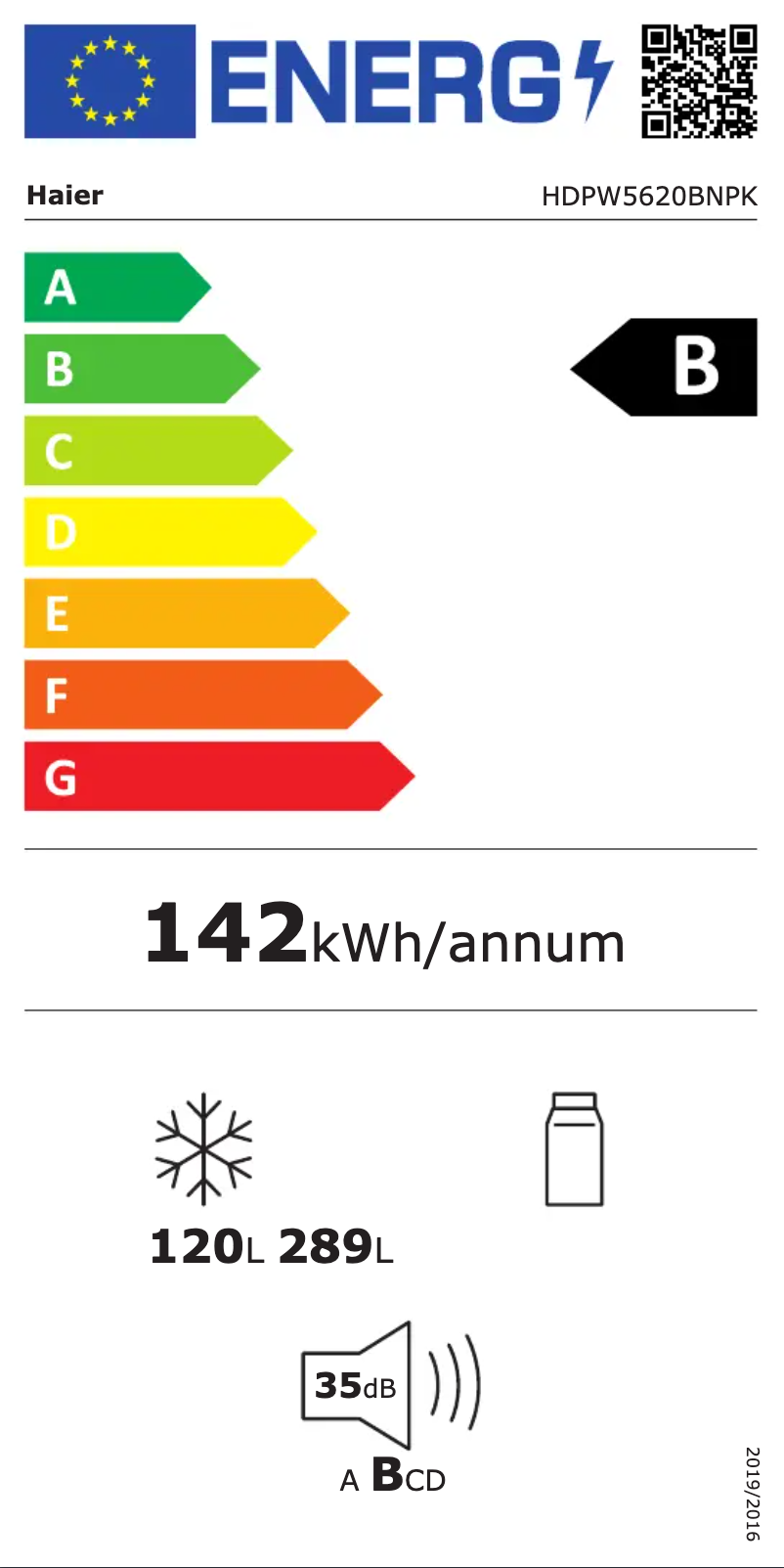 Image de la première page du manuel de l'appareil HDPW5620BNPK