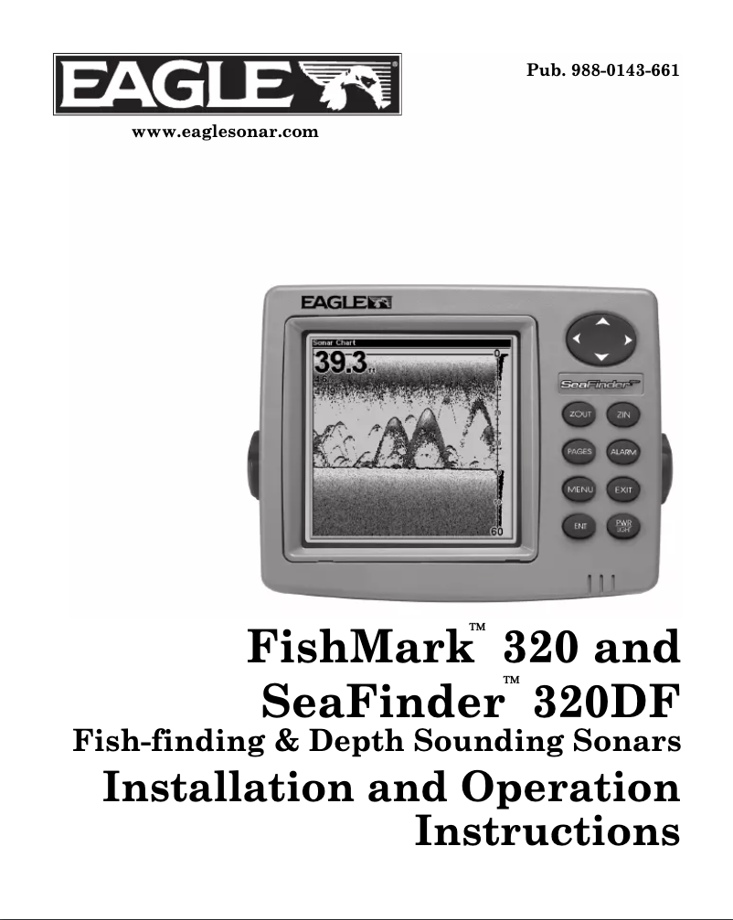 Page n°1 - Manuel utilisateur Eagle FishMark 320 Portable