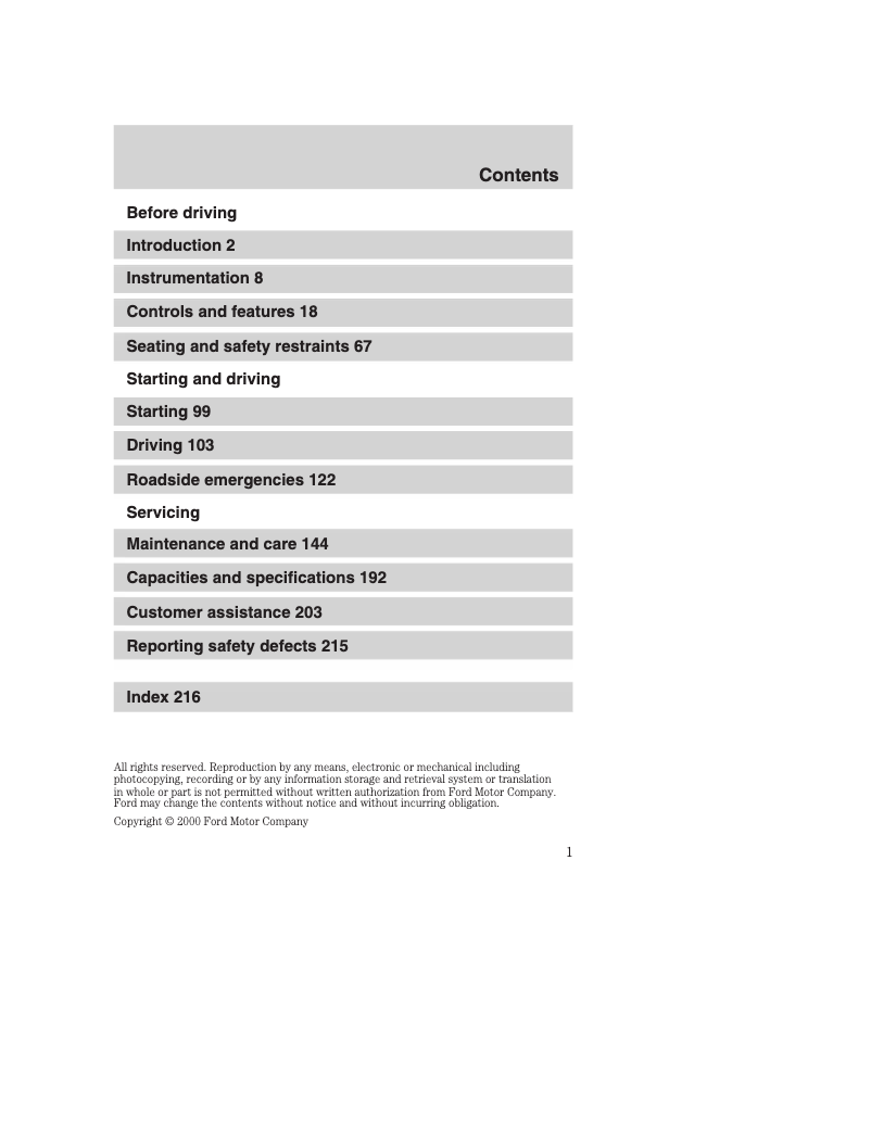 Image de la première page du manuel de l'appareil E-350 (2001)
