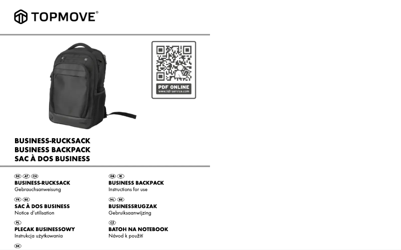 Page n°1 - Manuel utilisateur Topmove IAN 322415