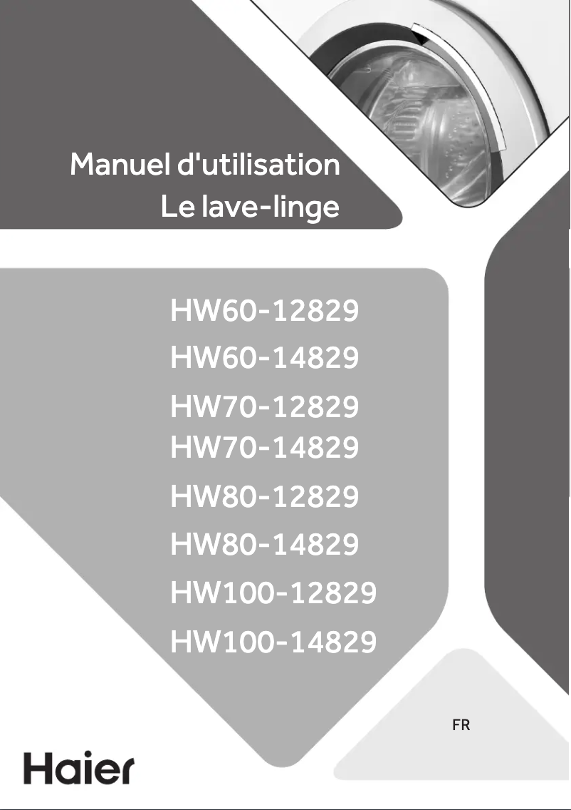 Page n°1 - Manuel utilisateur Haier HW80-B14636