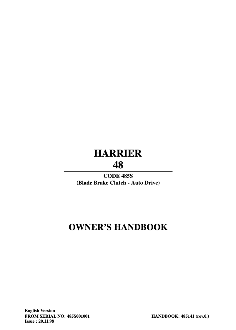 Page 1 de la notice Manuel utilisateur Hayter zf